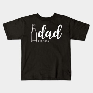 Dad With Beer Bottle Kids T-Shirt